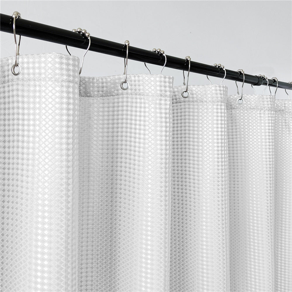 Thermal Insulated Shower Curtain Bowlift