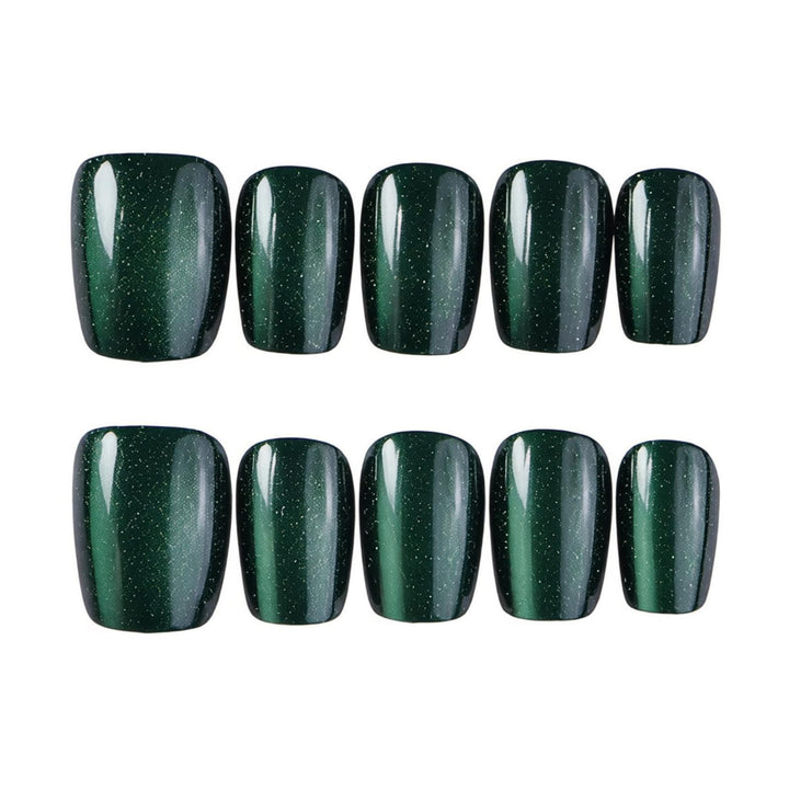 Elegant Shimmering Press-On Nail Art Bowlift