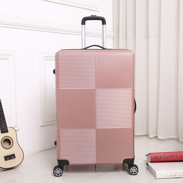 Women's Stylish Textured Hard Shell Luggage Bowlift