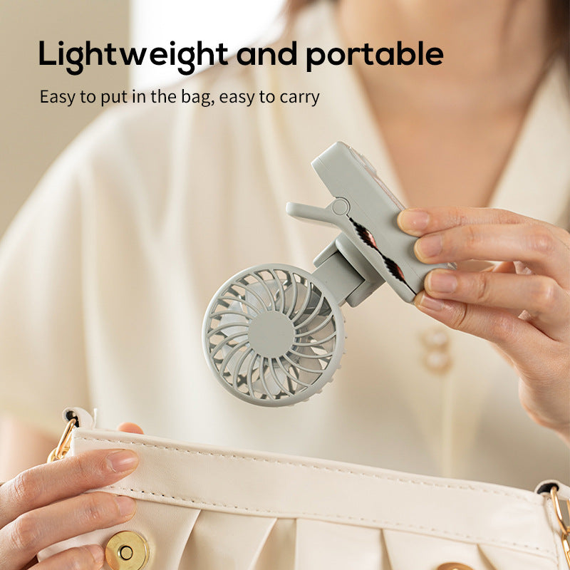 Unisex Compact Clip-On Personal Fan Bowlift