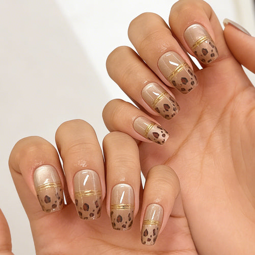 Elegant Press-On Nail Art Set Bowlift