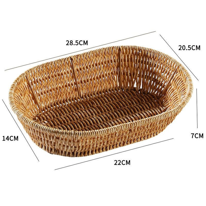 Handwoven Decorative Storage Tray Bowlift