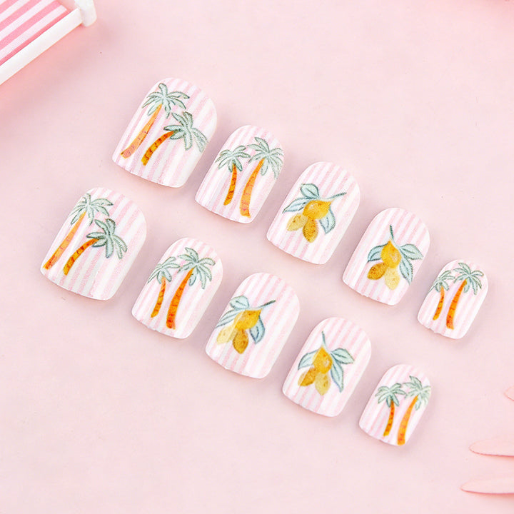 Tropical Fruit-Themed Nail Art Bowlift