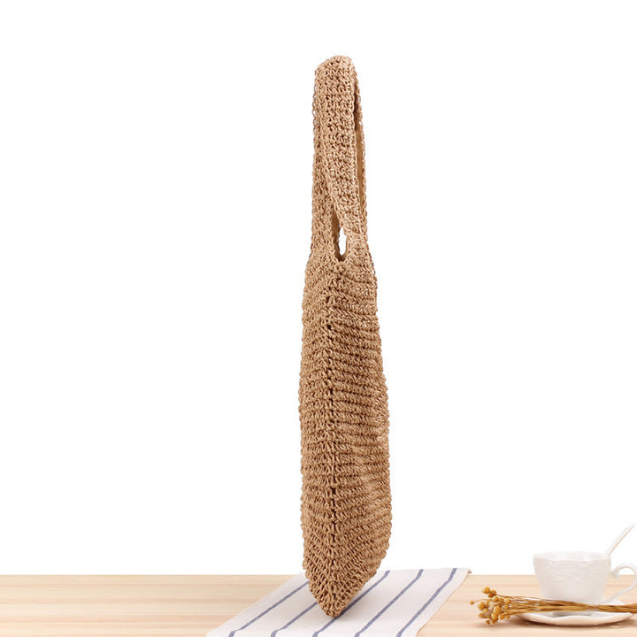 Hand-knotted tote bag made of natural material Bowlift