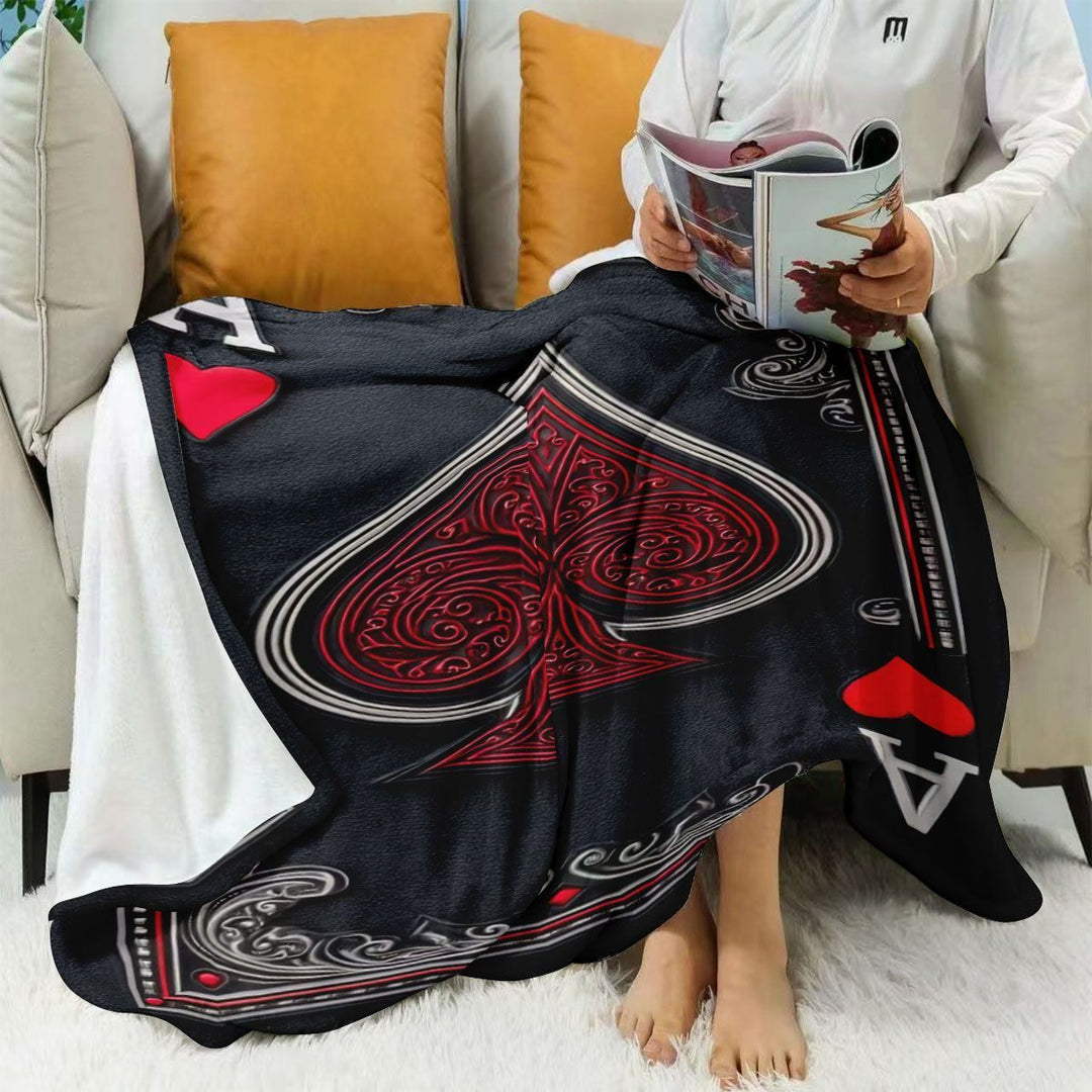 Luxurious Casino Theme Plush Blanket