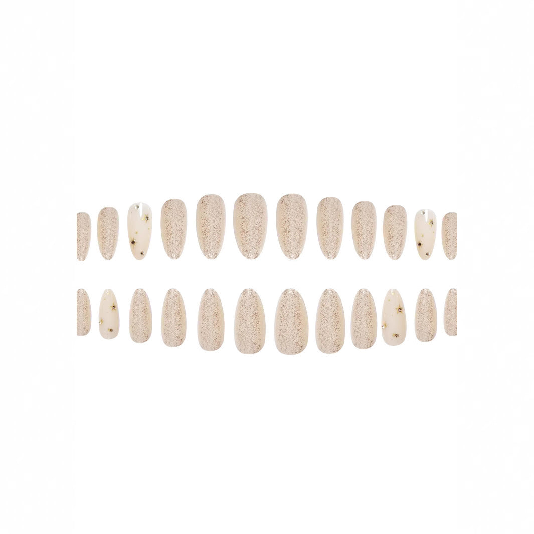 Glamorous Glittery Press-On Nail Art Bowlift