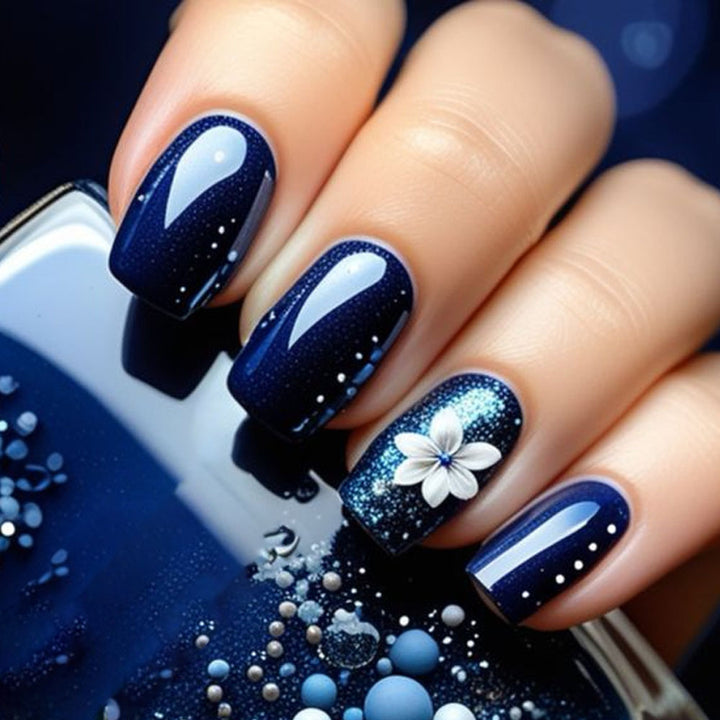 Creative Nail Art with Exotic Leaf Design Bowlift