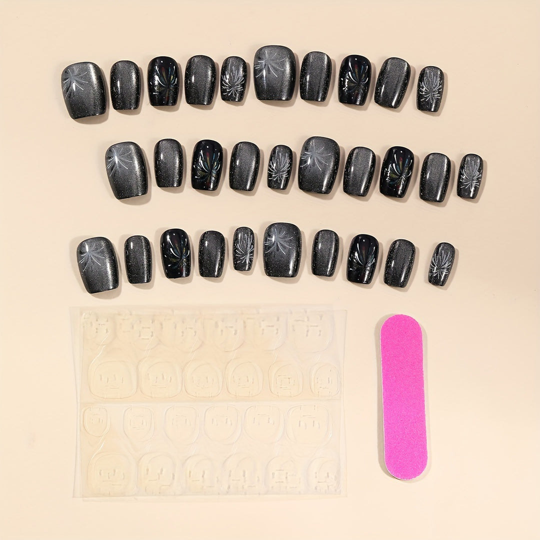 Elegant Sparkling Nail Art Extensions Bowlift
