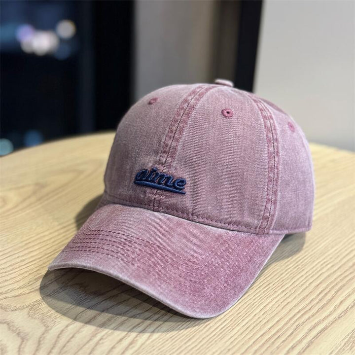 Women's Casual Vintage-Inspired Cotton Baseball Cap Bowlift