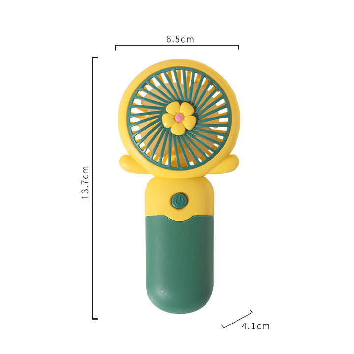 Ladies portable hand fan with creative flower design Bowlift