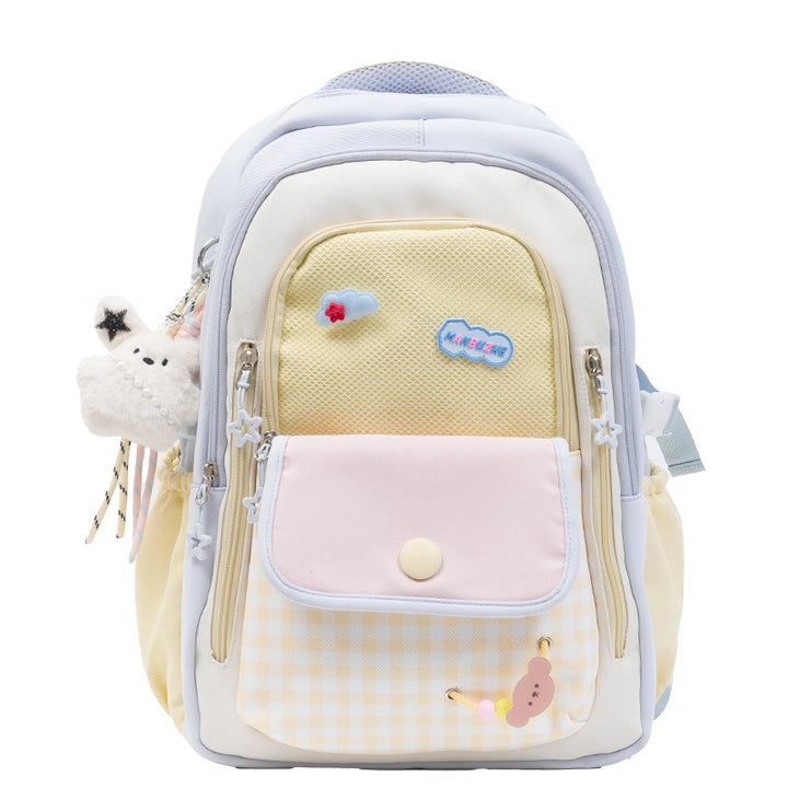 Casual Multi-Compartment School Backpack Bowlift