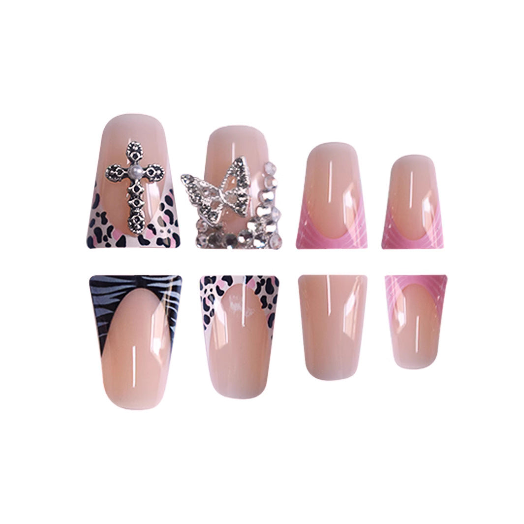 Artistic Press-On Nail Extensions Bowlift