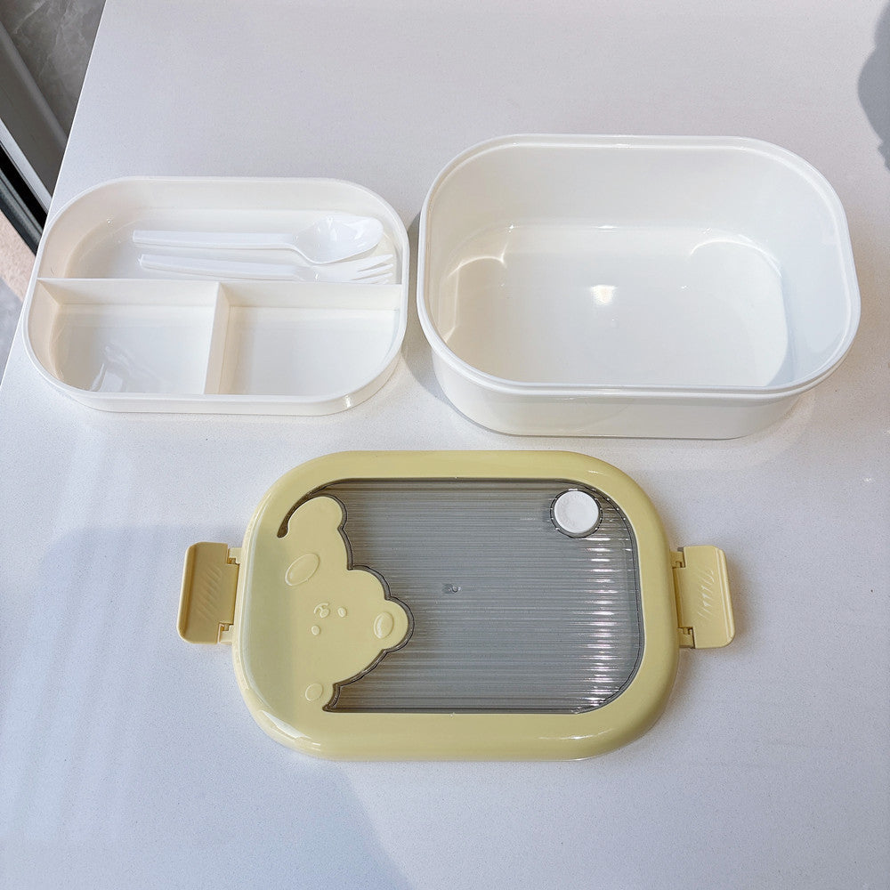 Cute Bear-Themed Food Storage Container