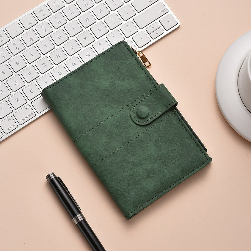 Premium Leather Zippered Journal Organizer Bowlift