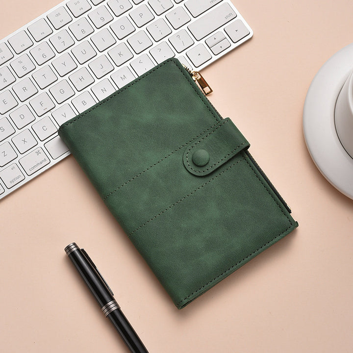 Premium Leather Zippered Journal Organizer Bowlift