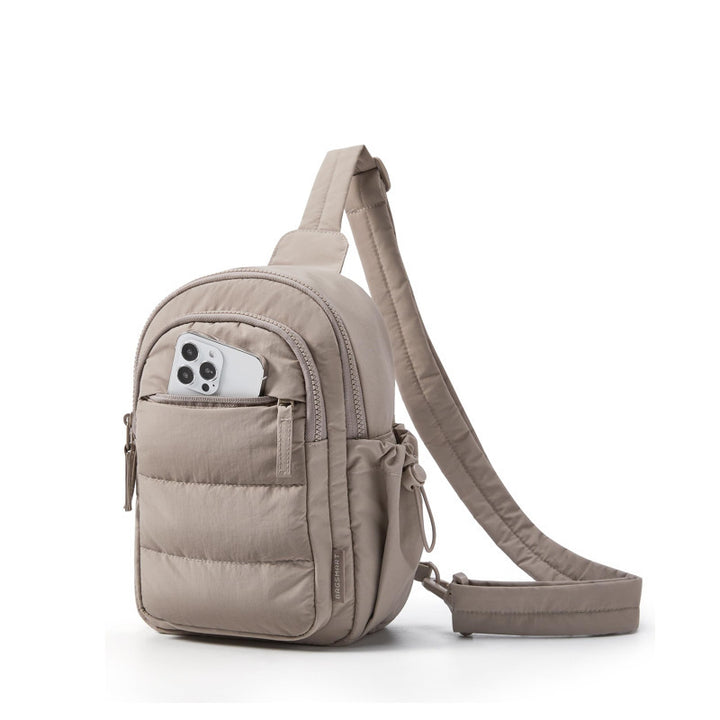 Compact shoulder bag with practical structured design Bowlift
