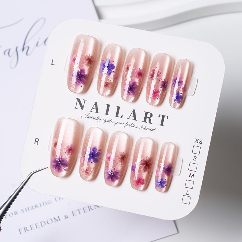 Stylish Leopard Print Press-On Nail Set Bowlift