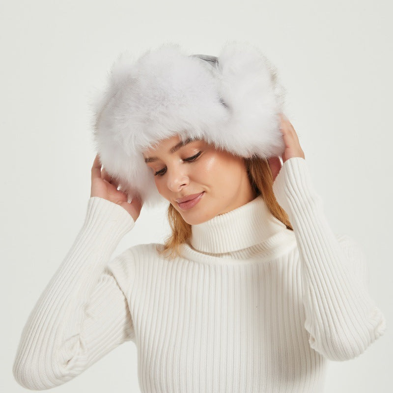 BowLift | Women’s Chunky Faux Fur Winter Hat with Animal Ears