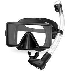 Swimming and diving mask with innovative field of vision and ergonomic design Bowlift