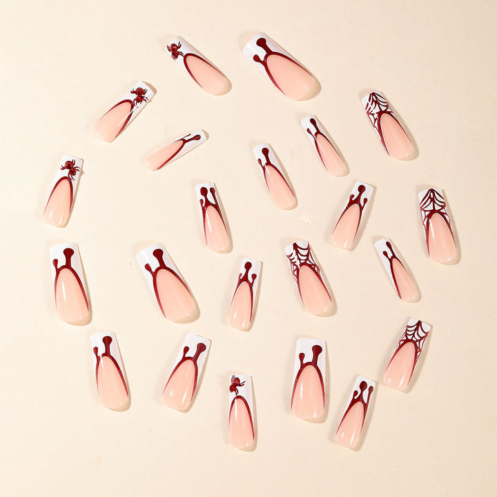 3D Spider and Web Nail Art Extensions Bowlift