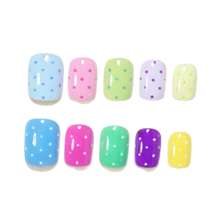 Playful Polka Dot Nail Wraps Bowlift