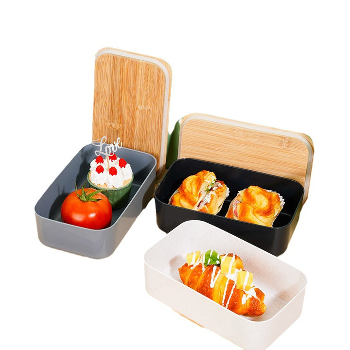 Eco-Friendly Bamboo-Lid Food Storage Container