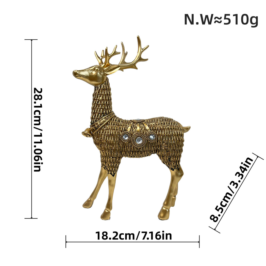 Decorative deer figure with glitter details Bowlift