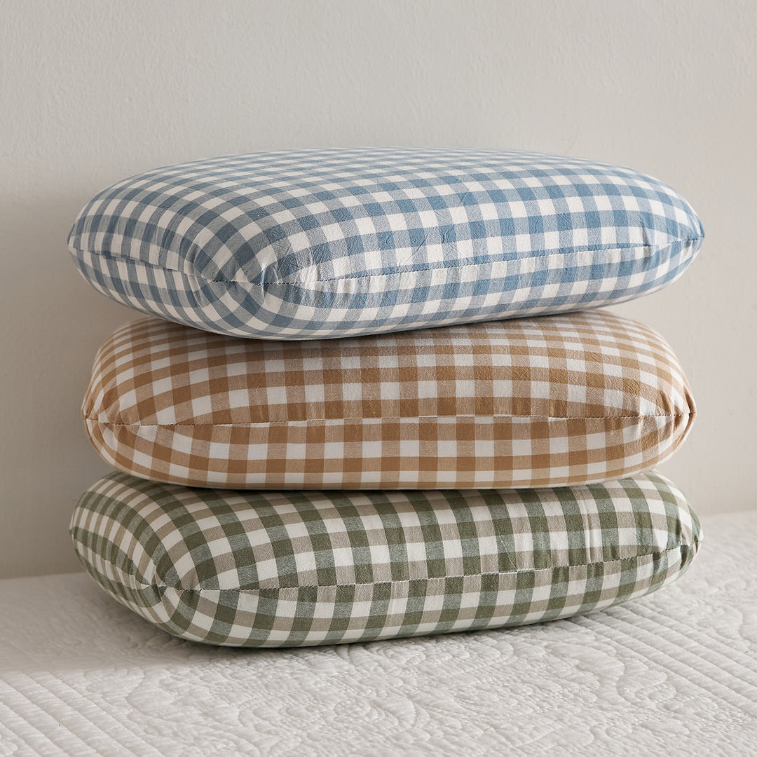 Comfort Pillow with Checked Design Bowlift