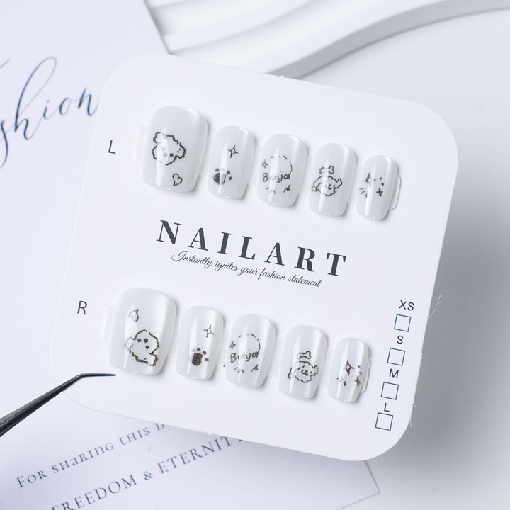 Kreative Press-On Artificial Nails Bowlift