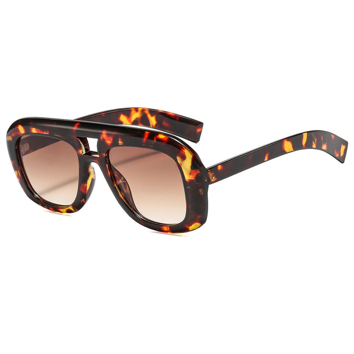 Oversized Modern Rectangle Sunglasses Bowlift
