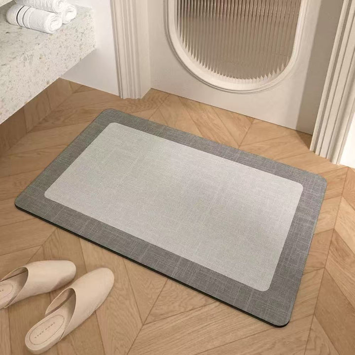 Absorbent Non-Slip Bathroom Mat Bowlift