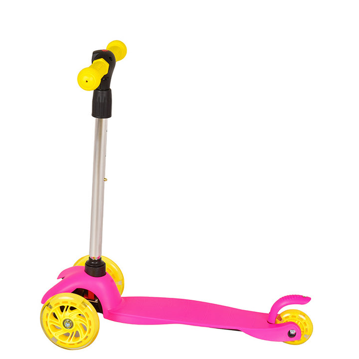 Smooth-Riding Lean-to-Steer Kickboard Scooter Bowlift