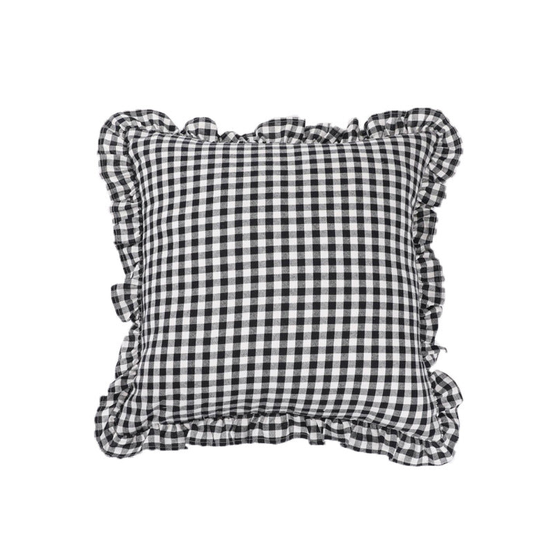Frilled Decorative Throw Pillow