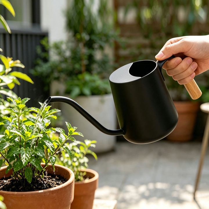 Elegant Stainless Steel Watering Can