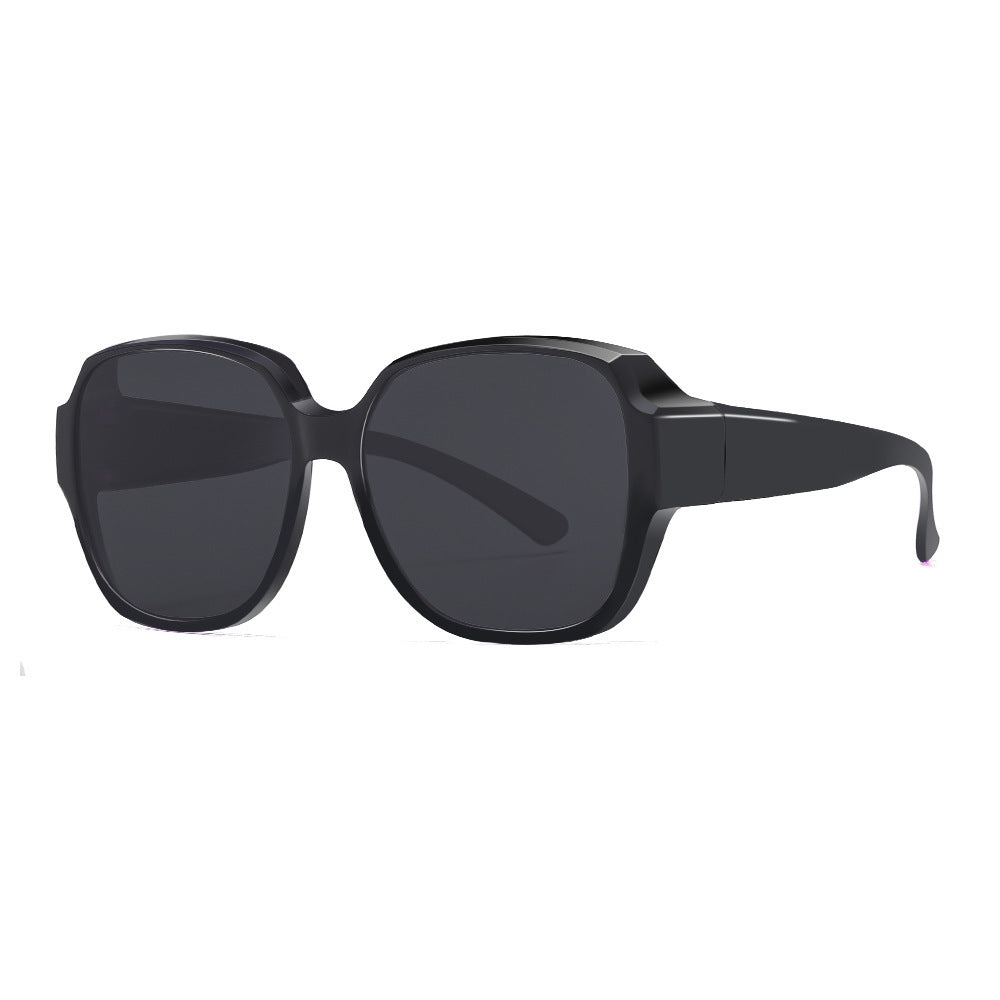 Women's Square Sunglasses with Wide Frame and UV Protection Bowlift