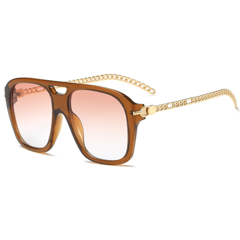 Ladies Luxurious Sunglasses with Unique Chain Frame Bowlift