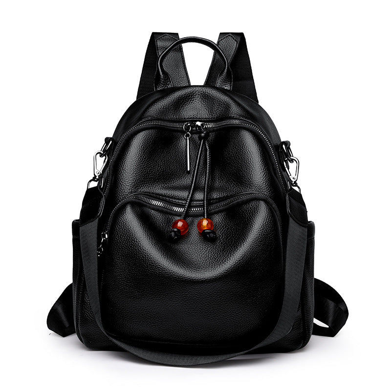 Premium Leather Travel Backpack Bowlift