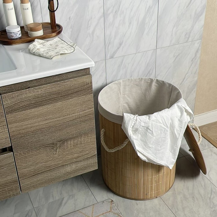Storage basket with natural bamboo design Bowlift