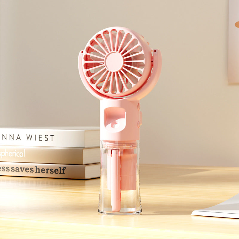 Ladies portable mini fan with water spray Bowlift