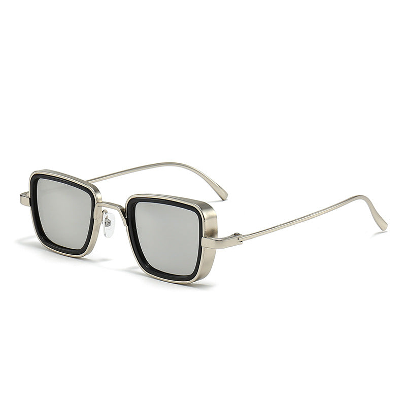 Women's stylish square sunglasses with elegant metal frame Bowlift
