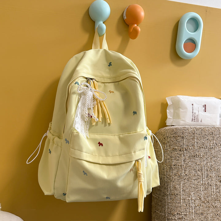 Fashionable Embroidered Backpack