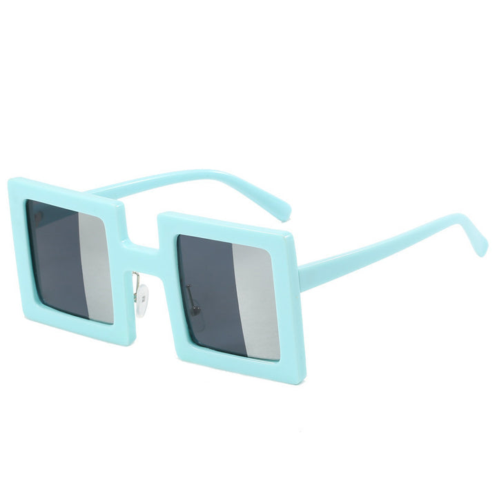 Women's fashionable square sunglasses with a unique, clear design Bowlift