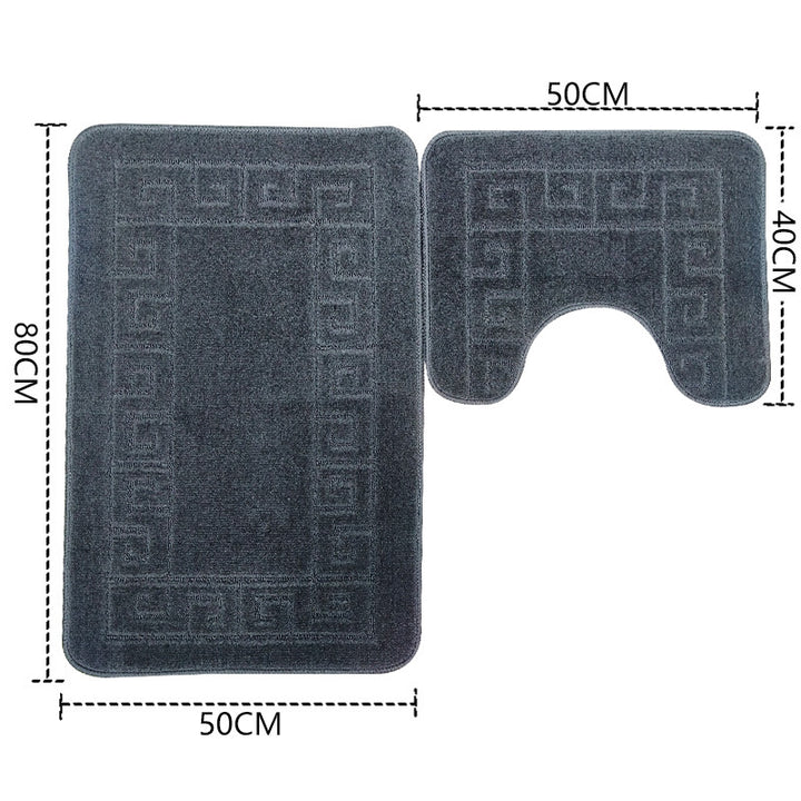 Anti-Slip Bath Mat Set Bowlift