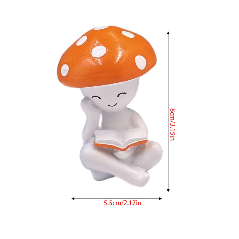 Decorative Mushroom Figure Bowlift