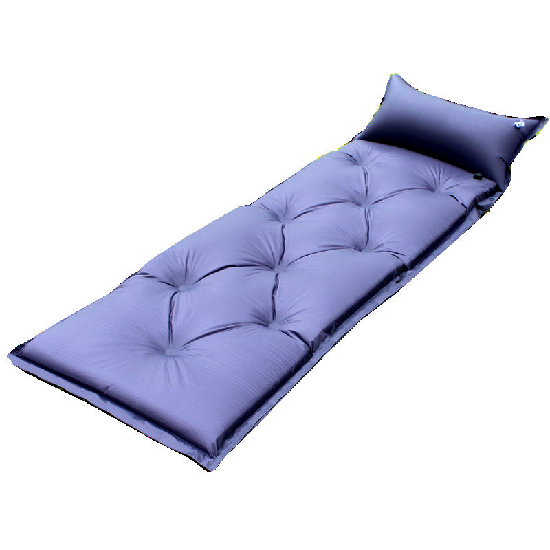 Inflatable comfort camping mat with headrest Bowlift