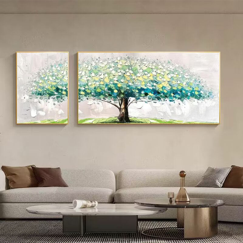 Abstract Tree Landscape Canvas Art