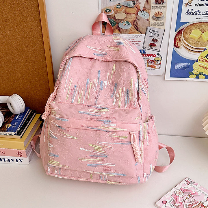 Abstract Patterned Backpack Bowlift