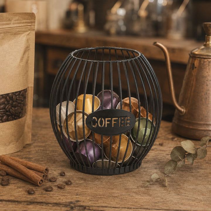 Contemporary Coffee Storage Basket