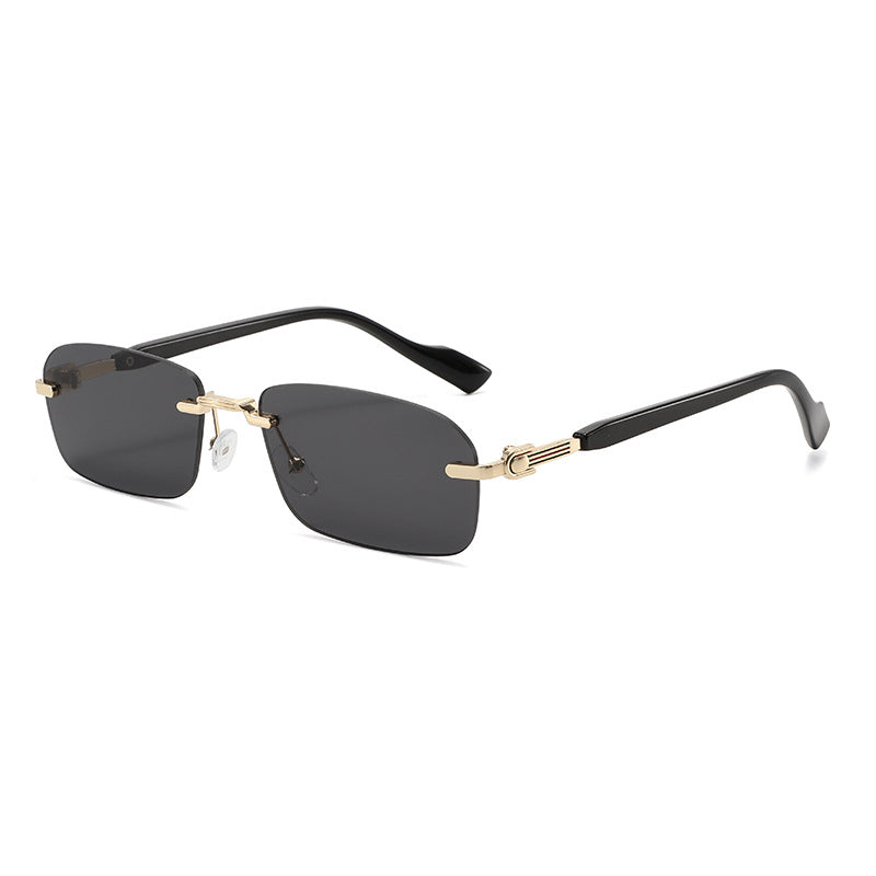Men's Sleek Geometric Frame Sunglasses Bowlift
