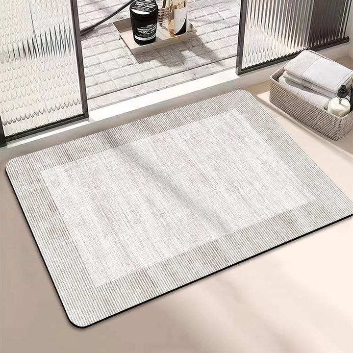 Abstract Geometric Design Bath Mat Bowlift
